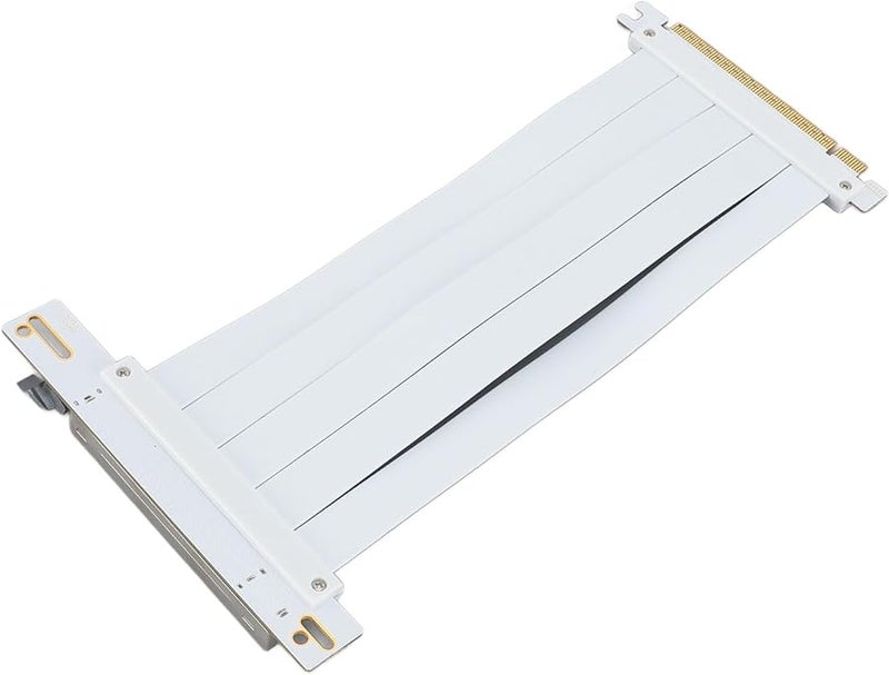كابل رافع PCIe 4.0 X16 بطول 20 سم لبطاقات RTX4090 و RX8900، متوافق على نطاق واسع، بلون الأبيض من مادة ABS - Image 2